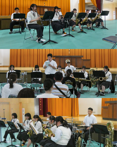 吹奏楽部演奏
