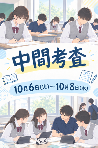 ２学期中間考査